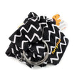 Furry Fido Chevron Black Adjustable Pocket Pet Sling