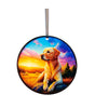 Yellow Lab Acrylic Window Ornament