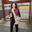 Dog Sling Linen Oatmeal Tan Design