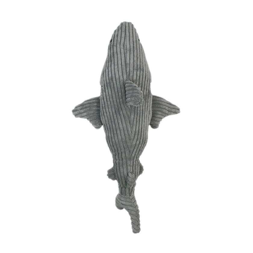 Tall Tails Crunch Plush Shark Dog Toy - 14