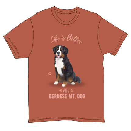 Bernese Mt. Dog Dog Tee Shirt Unisex