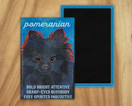 Pomeranian Black Magnet UD