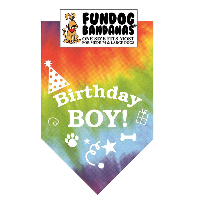 Birthday Boy Dog Bandana