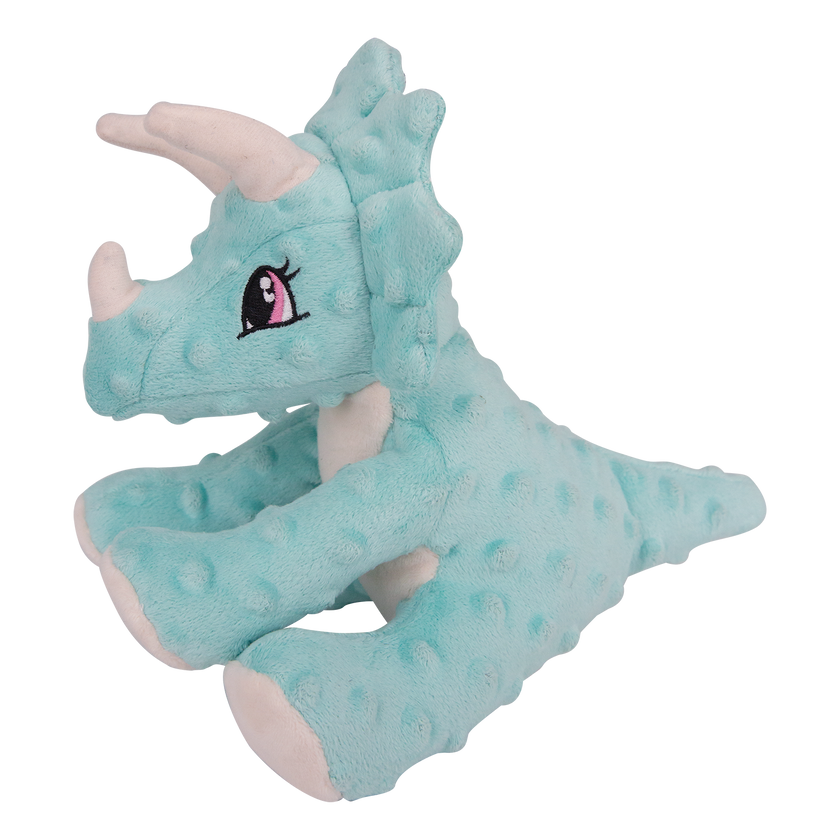 Talia the Triceratops Dog Toy