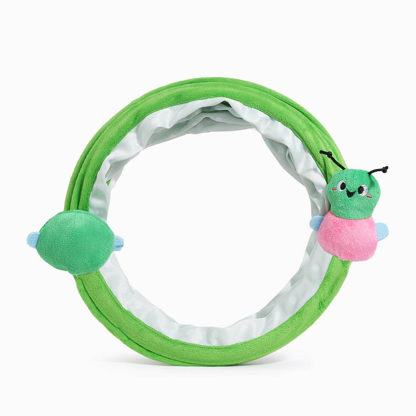 Cat Toy Caterpillar Springy Tunnel Catnip Toy