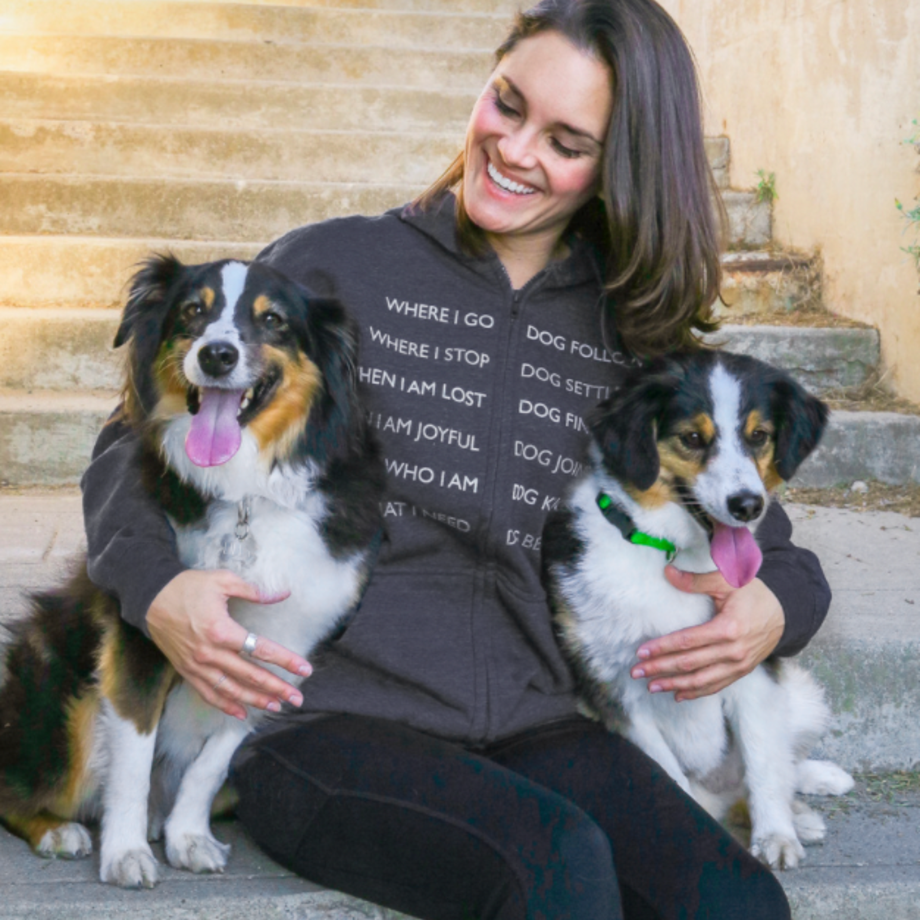 Dog Codependent Unisex Zip Hoodie