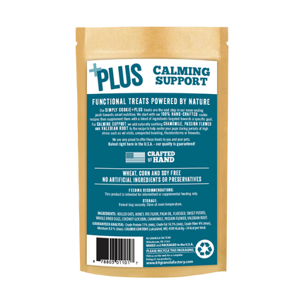 Simply Cookies, +Plus Functional Calming Recipe Dog Treat
