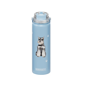 Schnauzer Stainless Steel Water Bottle 24 Oz. Serengeti