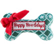 Happy Howlidays Bone Stocking Stuffer Christmas Plush Dog Toy