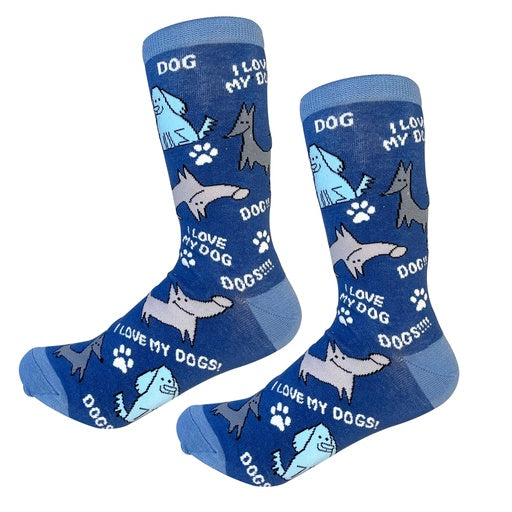 I Love my Dog  Socks Unisex