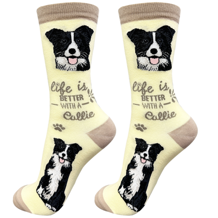 Border Collie Dog Socks Unisex