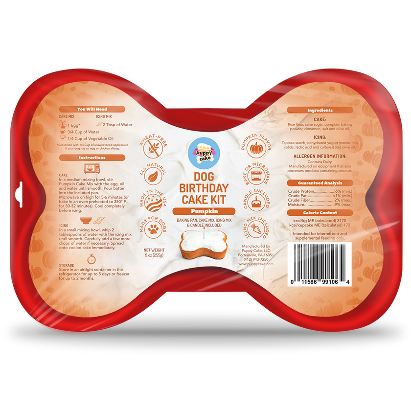 Dog Birthday Cake Kit