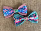Lilly Pulitzer Inspired Velcro Collar Bow Tie for Cat and Dogs