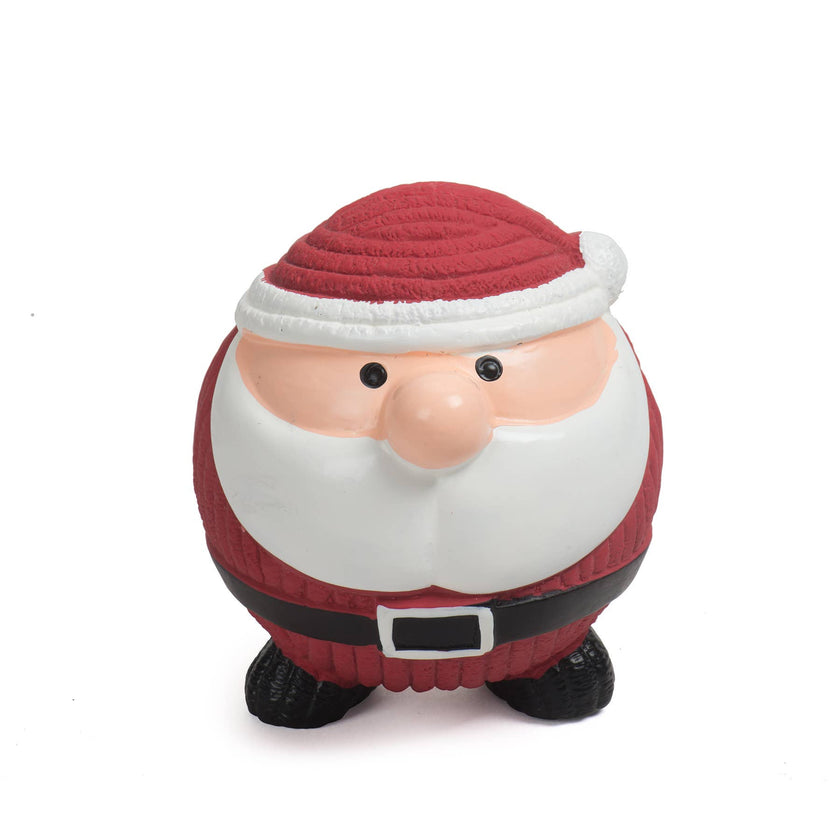Santa Ruff-Tex® Latex Christmas Ball Dog Toy