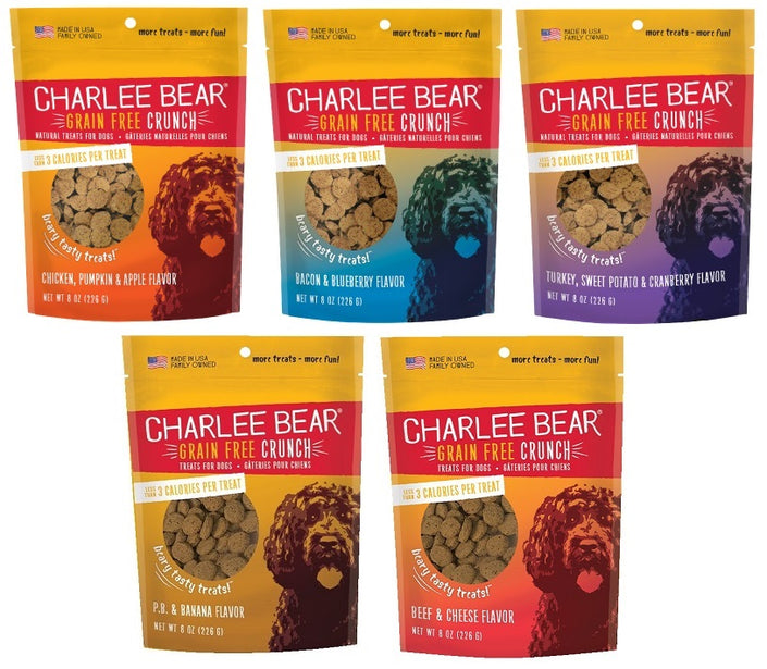 Charlee Bear Grain Free Dog Treats 8 oz