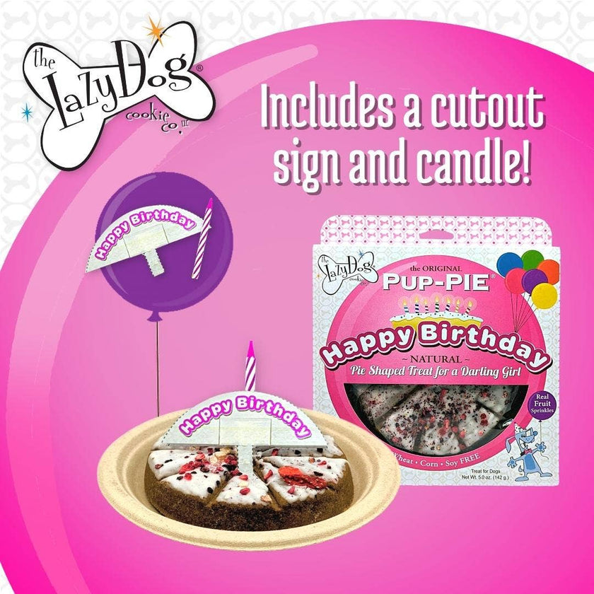 The Original Pup-PIE® Happy Birthday for a Darling Girl