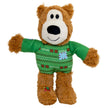 Dog Toy Bear Christmas KONG Holiday Wild Knots Sweater Bear