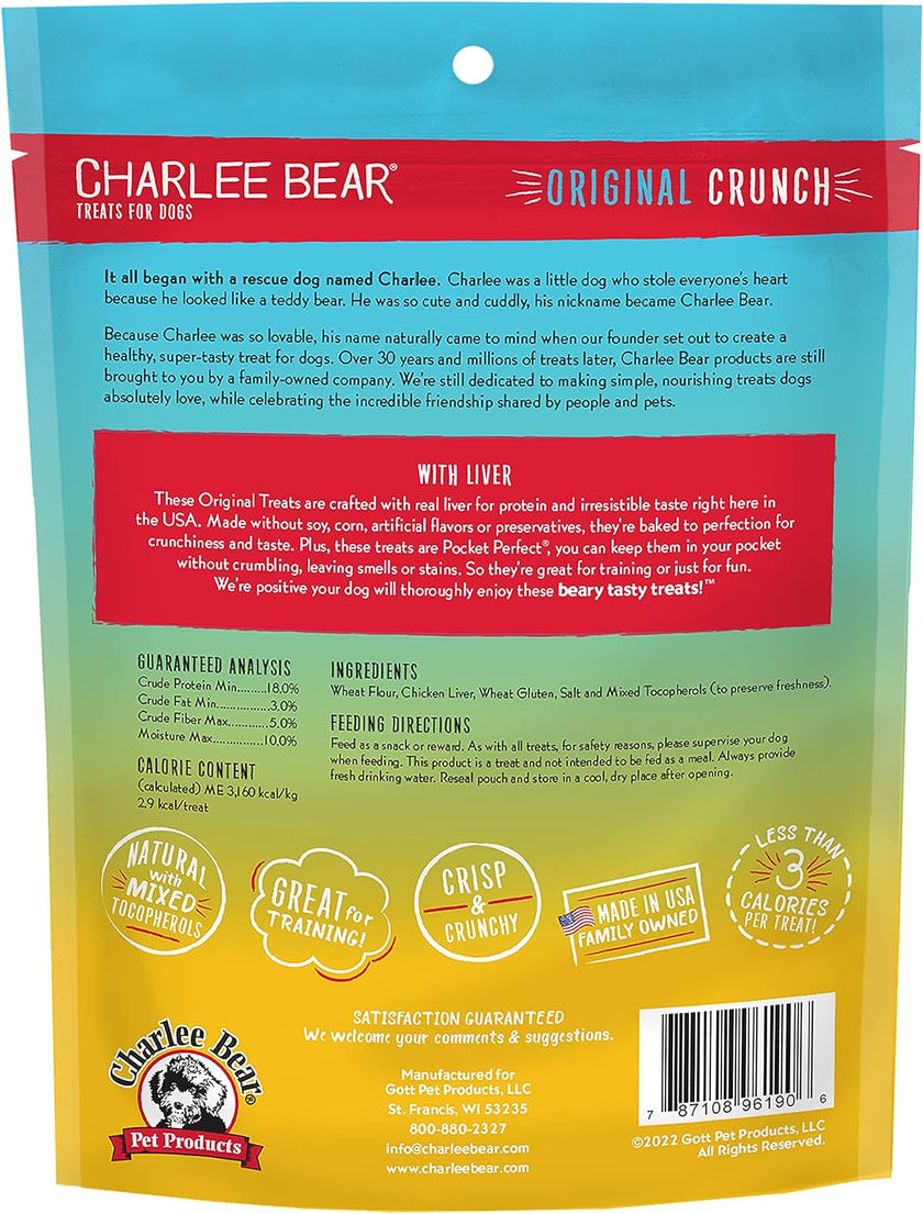 Charlee Bear Original Dog Treats 16 oz