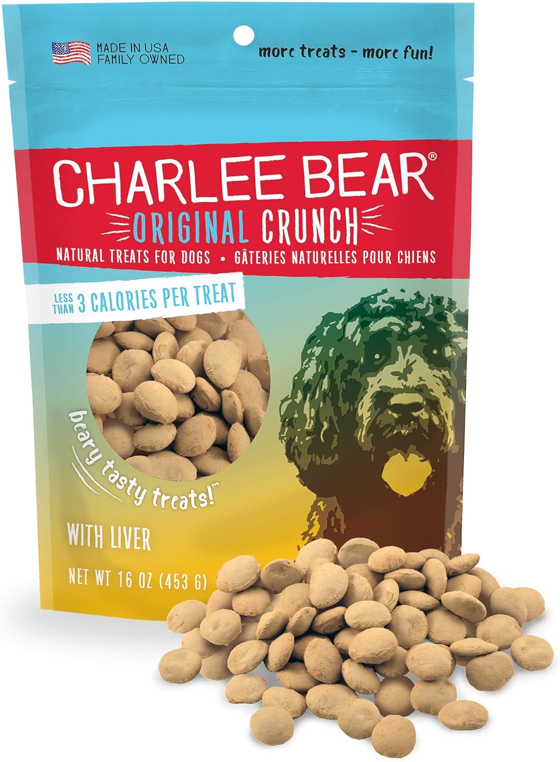 Charlee Bear Original Dog Treats 16 oz