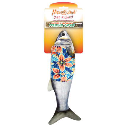 Meowijuana® Get Kickin' Big Fishy Tourist Kicker Cat Toy
