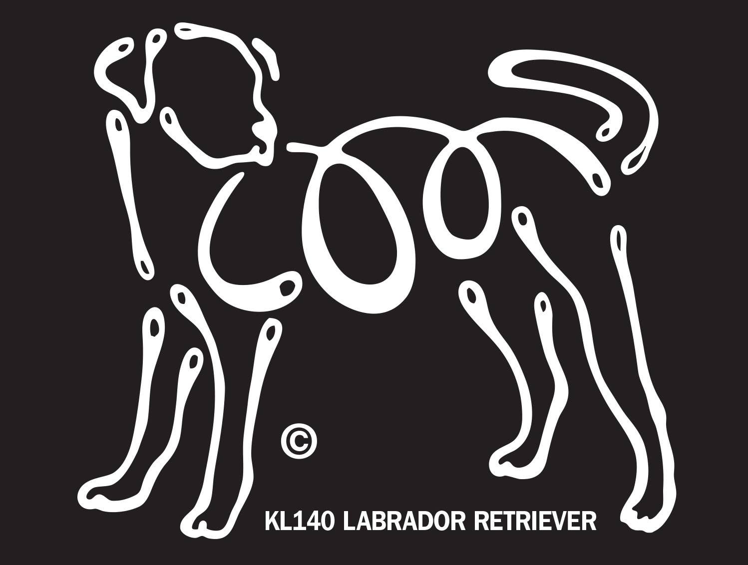 Labrador K-line Window Tattoo