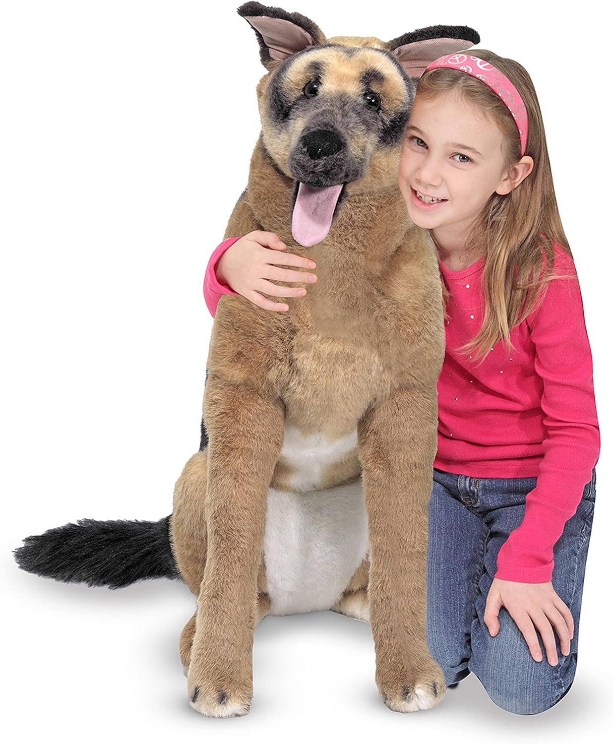 German Shepherd Life Size Plush Stuffed Animal