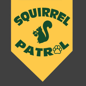 Squirrel Patrol Dog Bandana