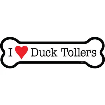 Duck Tollers - Bone Shaped Magnet