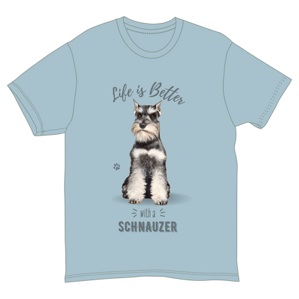 Schnauzer Dog Tee Shirt Unisex