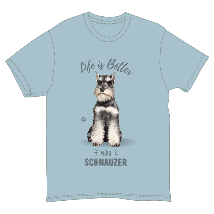 Schnauzer Dog Tee Shirt Unisex