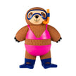 Dog Toy Sloth Eat Sleep Snorkel Latex Toy