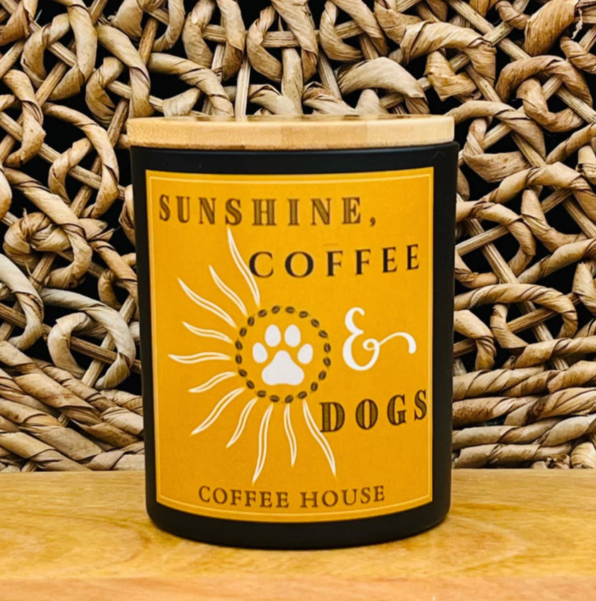 Sunshine, Coffee & Dogs Candle