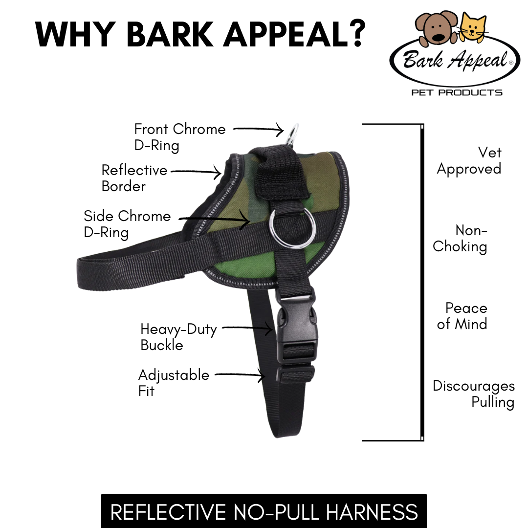Reflective No Pull Easy Walking Dog Harness