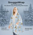 Goldendoodle Snugg Wraps with Hoodie – Ultra Soft Sherpa Fleece Wrap for Pet Lovers
