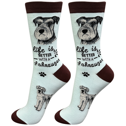 Schnauzer Dog Socks Unisex