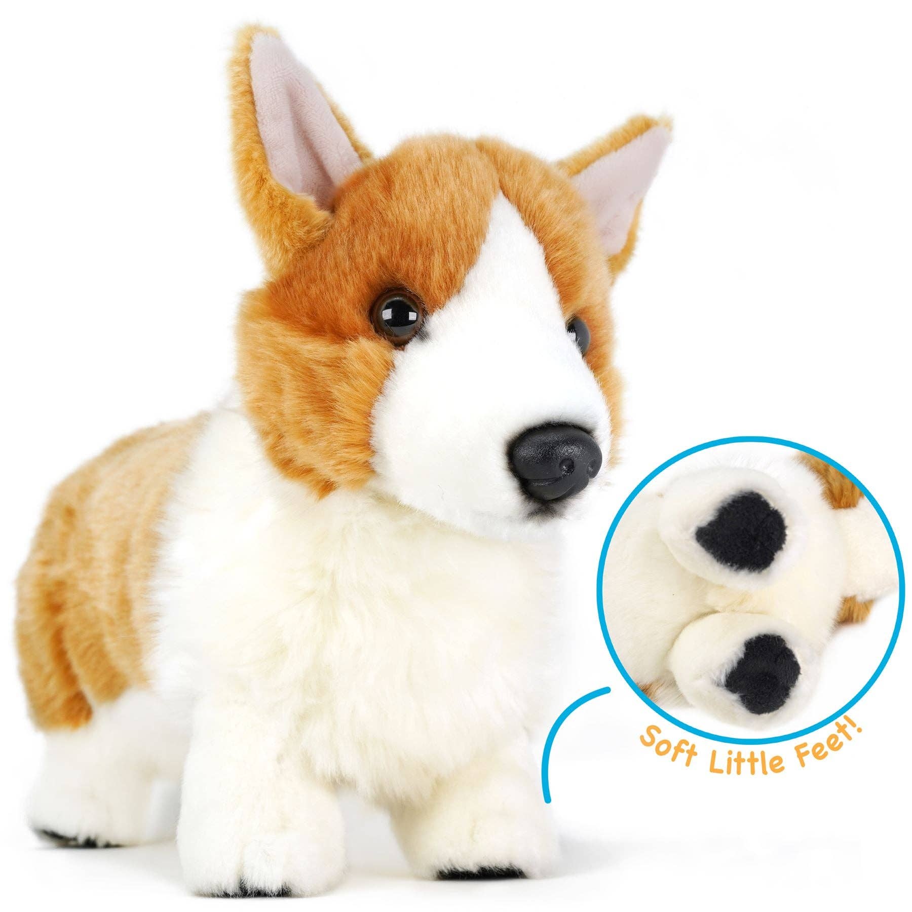 Plush Corgi Carlotta The Corgi Stuffed Animal Plush