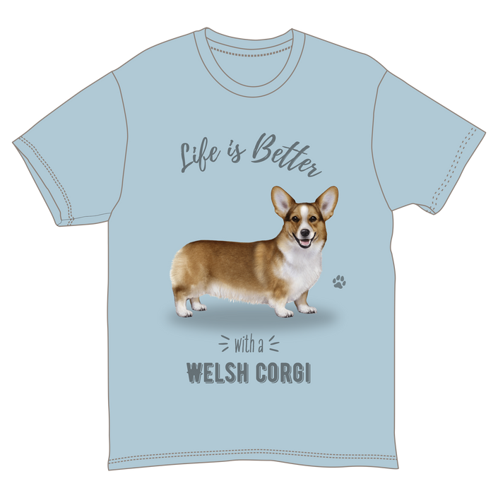 Welsh Corgi Dog Tee Shirt Unisex