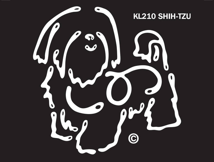 Shih Tzu K-line Window Tattoo