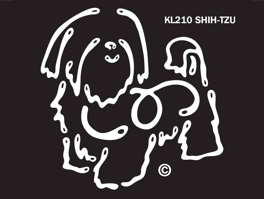 Shih Tzu K-line Window Tattoo