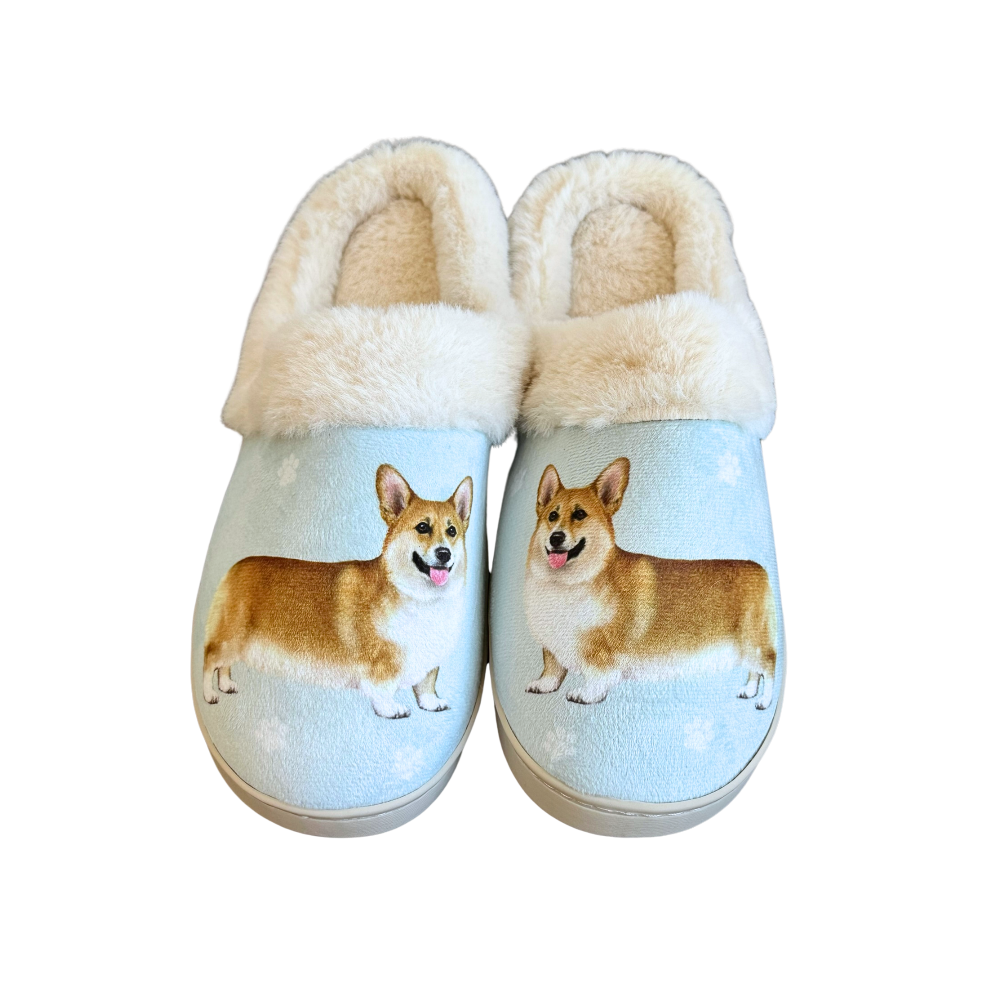 Welsh Corgi Dog Pet Lovers Comfy Snuggs Slippers