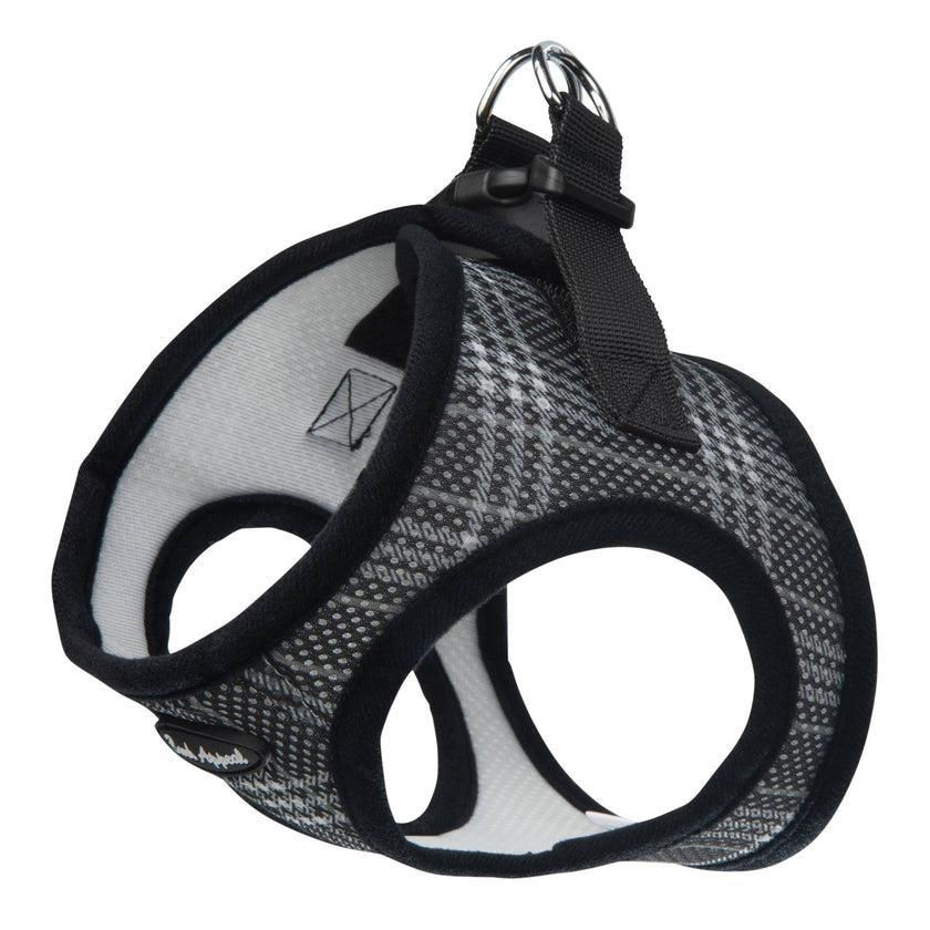 Plaid Mesh Step in Harness