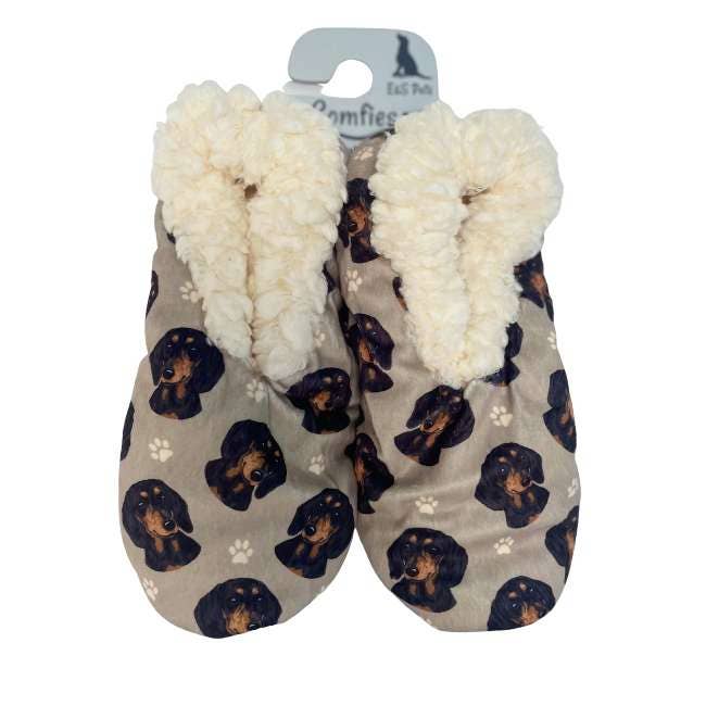 Dachshund, Black Slippers