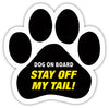 Show off your love for your favorite furry friend with our Stay Off My Tail Paw Magnet! Perfect for your car trunk or any magnetic surface, this adorable paw-shaped magnet features a vibrant image of your favorite dog or cat breed saying. Made from durable, weather-resistant materials, it’s designed to withstand the elements while adding a touch of personality to your vehicle or home. 