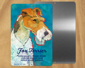 Fox Terrier (Wire Hair) -UD Metal Sign