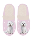Bichon Frise Dog Pet Lovers Comfy Snuggs Slippers