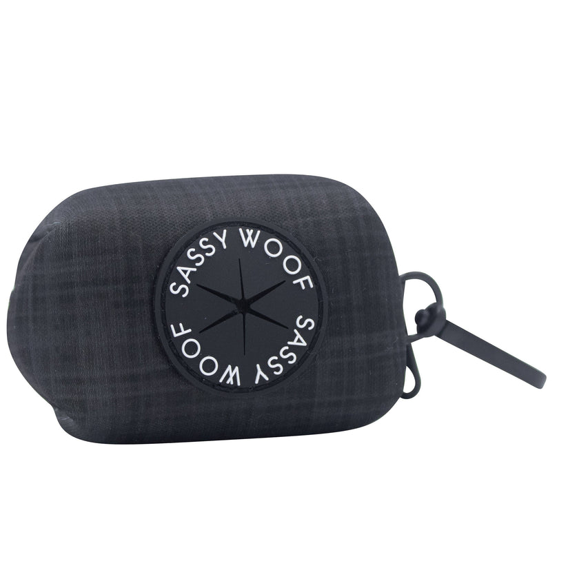 Dog Waste Bag Holder Baby Got Black With Clasp