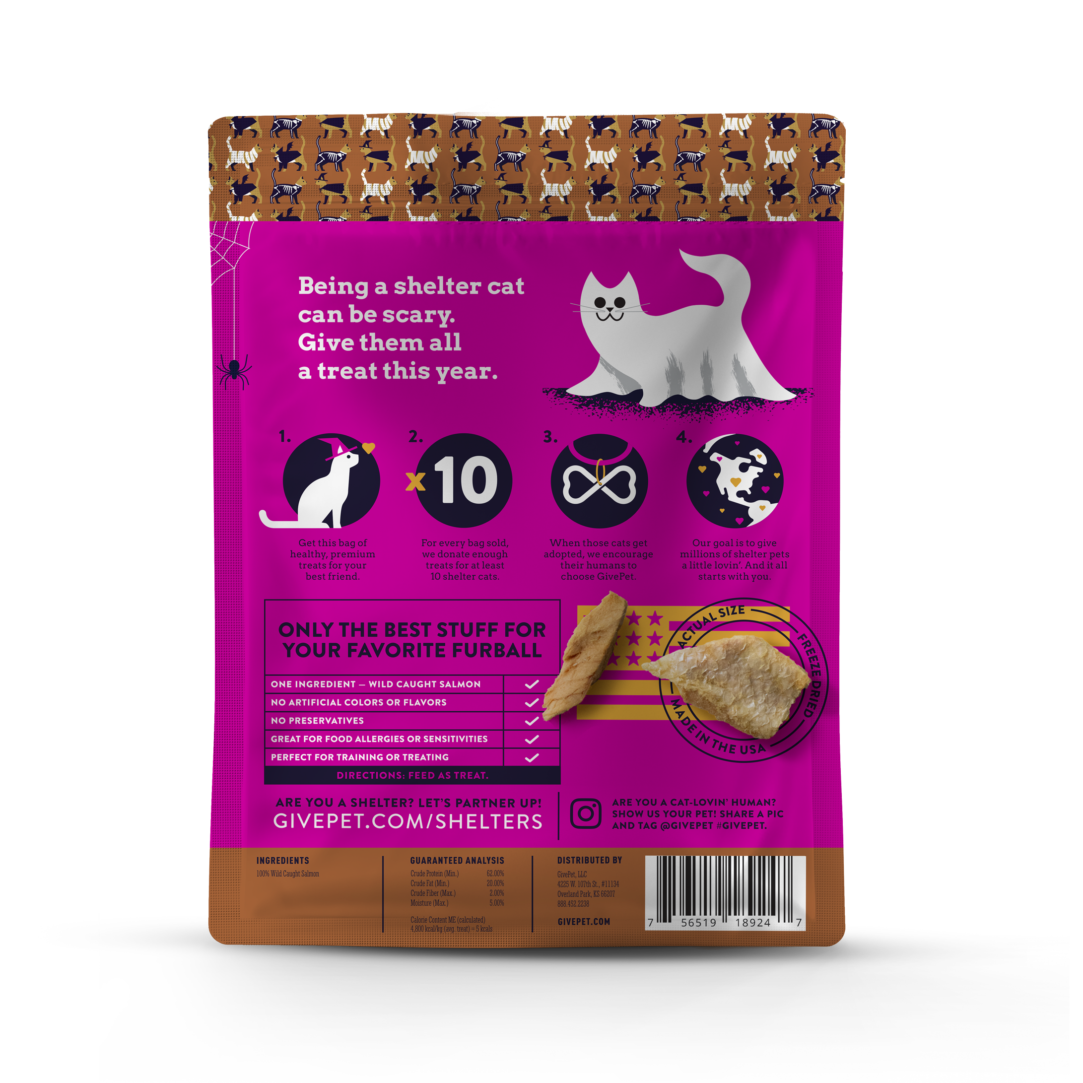 GivePet Magic Paw-tion Freeze-Dried Cat Treats
