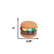 Dog Toy Hamburger Ball Ruff-Tex® Big Buns Foodies Toy
