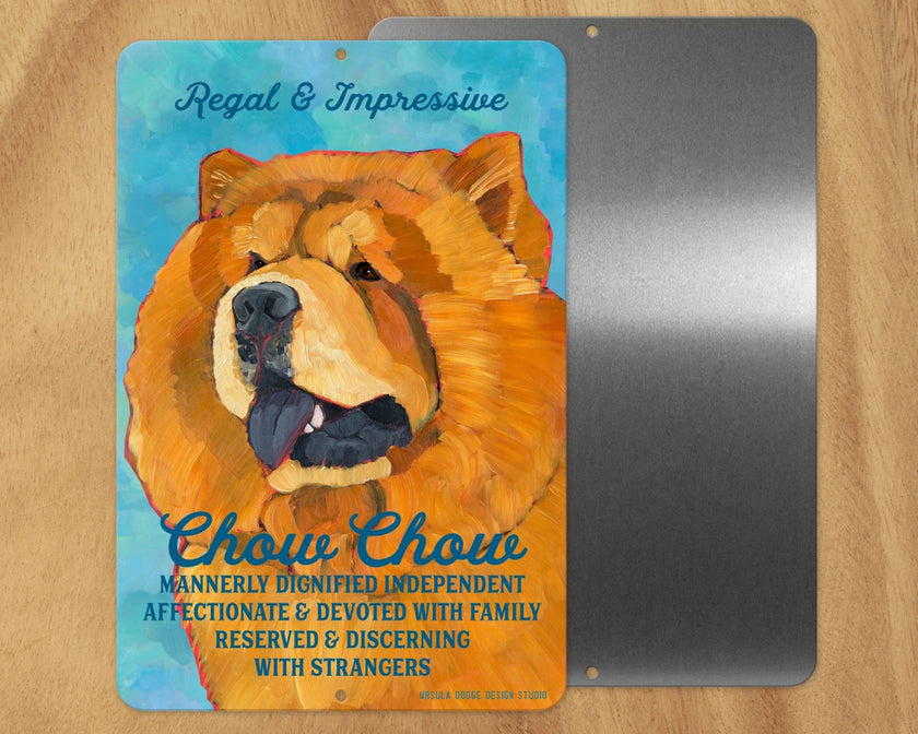 Chow Chow -UD Metal Sign