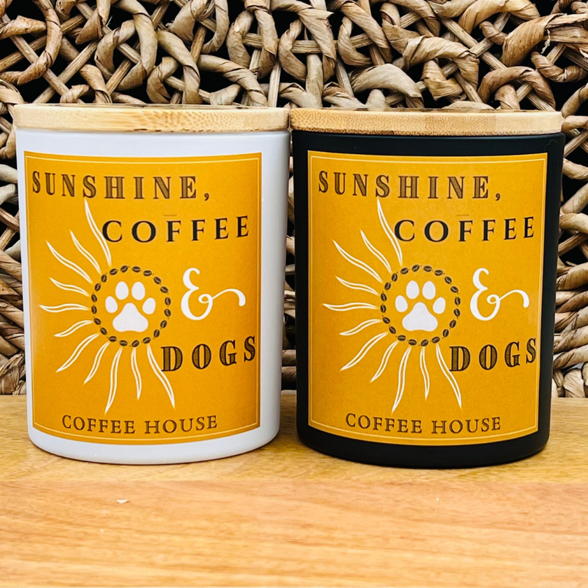 Sunshine, Coffee & Dogs Candle